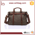 Crossbody Handbag Vintage Leather Messenger Bag Men